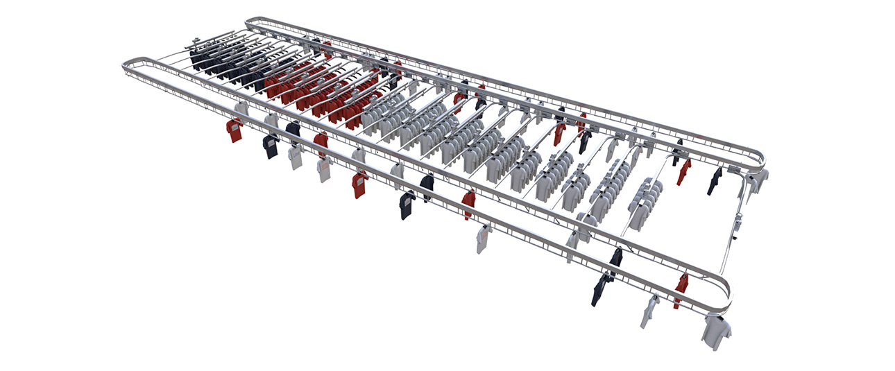 積放式智能懸掛倉(cāng)儲(chǔ)